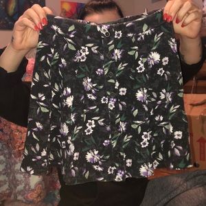 Floral skater skirt